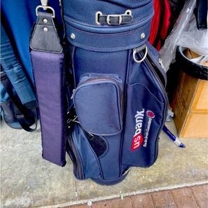 Miller Golf Cart Bag with shoulder strap .